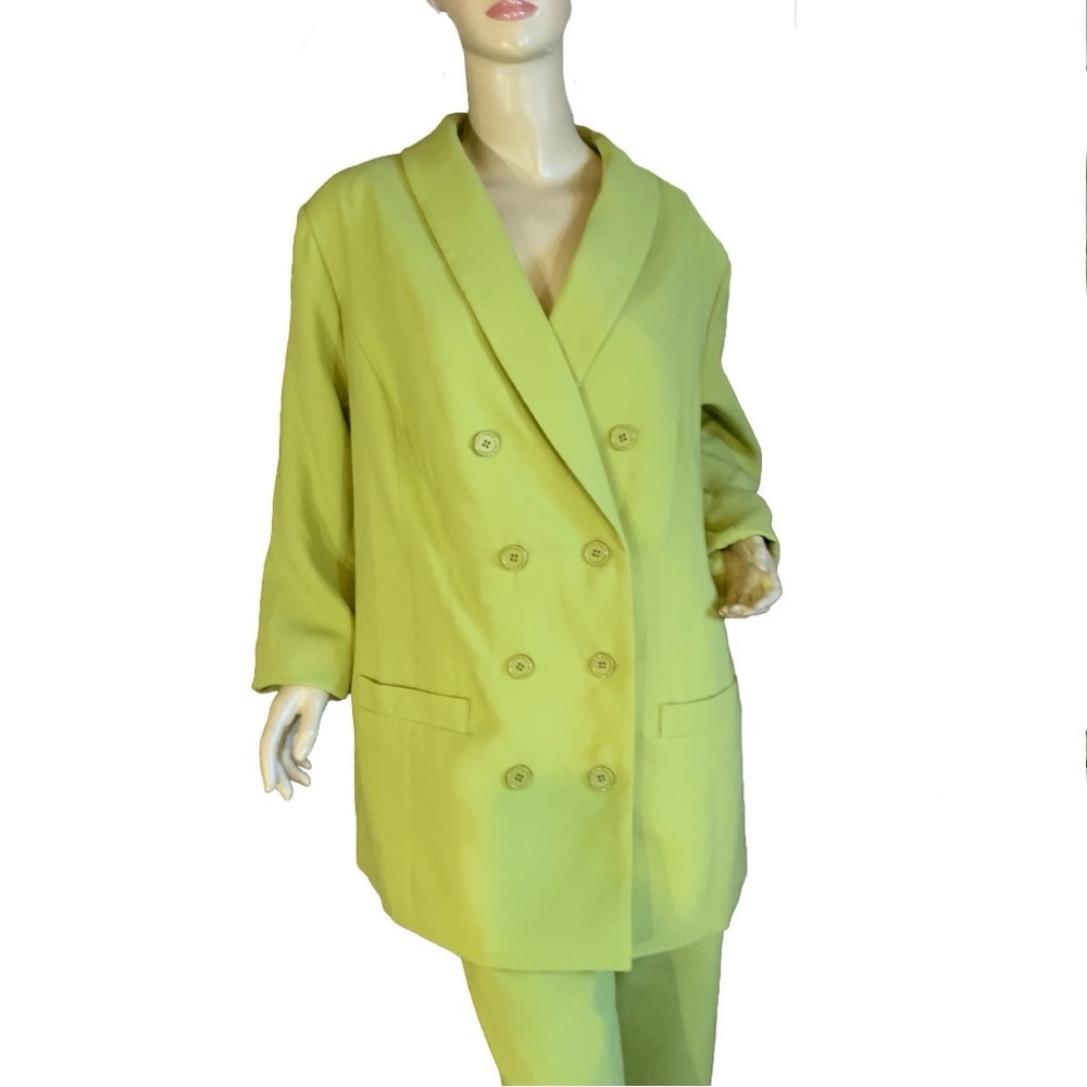 JESSICA LONDON AVOCADO GREEN PANT SUIT (16) - Picture 8 of 13